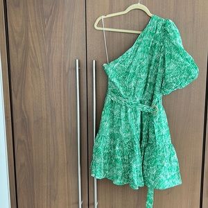 Adriana Mini Dress in Green